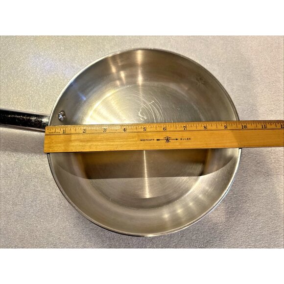 Tools of the Trade Fry Frying Pan Skillet 9.5” Stainless Steel HF90619 No Lid - Picture 7 of 9